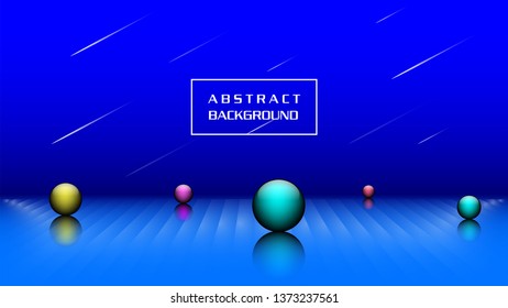 Modern geometric abstract background with 3d effect