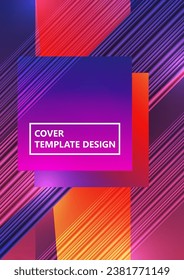 Modern geometric abstract background, colorful shapes, stripes. Great for use in posters, web design, brand presentation, album printing, fashion texture, etc. Vector illustration