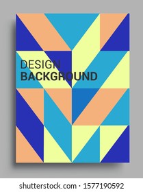 Modern geometric abstract background covers. colorful pattern geometric shapes composition, vector covers design.