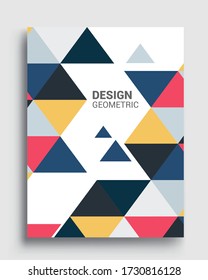 Modern geometric abstract background covers. colorful pattern geometric shapes composition, vector illustration.