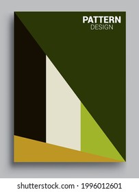 Fundas de fondo abstractas geométricas modernas. Fondo geométrico colorido, conjunto de la tapa A4. Diseño de cabecera para volante, libro, marco de pancarta info, hoja de título. Diseño moderno.