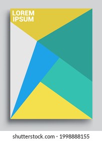 Moderne, geometrische abstrakte Hintergrundabdeckungen. Cool Farbverlauf-Formen Zusammensetzung, Vektorgrafik-Design.
