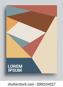 Moderne, geometrische abstrakte Hintergrundabdeckungen. Cool Farbverlauf-Formen Zusammensetzung, Vektorgrafik-Design.
