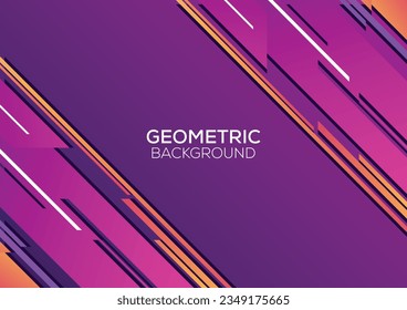 diseño de fondo abstracto geométrico moderno gradiente púrpura