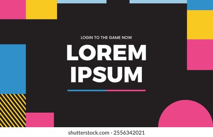 Modern Geometric Abstract Background Design. For Template Design