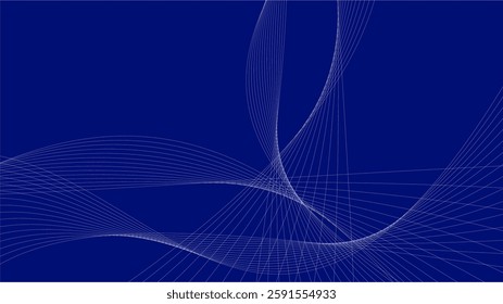 modern Geometric Abstract background design with blue base color for template, poster, flyer design. Vector illustration 622