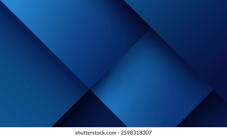 modern geometric abstract background featuring overlapping dark and light blue shapes in a diagonal pattern, perfect for digital art, web design, and creative projects