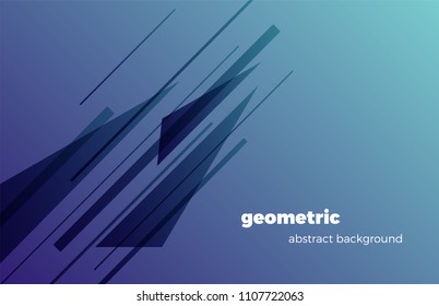Modern geometric abstract background, minimalistic design, creative concept. Vector illustration. Eps 10