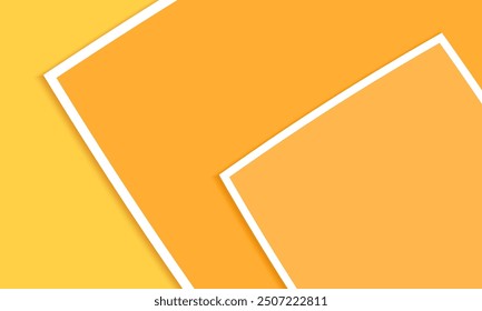 Modern Geometric Abstract Background. orange background, paper color. Minimalist Dual-Tone Design. Creative Overlapping Rectangles. Vibrant Orange and pointed Layout banner template. Clean Lines art

