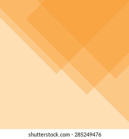 modern geometric abstract background with orange color tone and have space for insert text, vector illustration