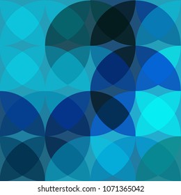 modern geometric abstract background,  overlapping circles, vector illustration