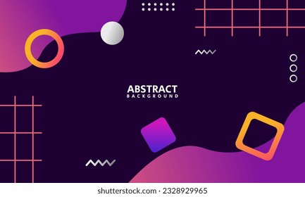modern geometric abstract background, purple abstract background for banner and poster