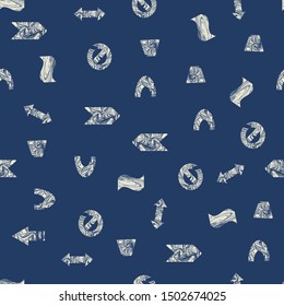 Modern Geometric Abstract Background Seamless pattern.  Memphis pattern. Vector illustration