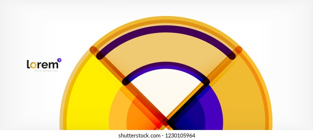Fondo abstracto geométrico moderno. Plantilla de diseño abstracto a la moda para presentación de negocios o tecnología, portada de póster de internet o de folletos web, fondo de pantalla. Ilustración del vector