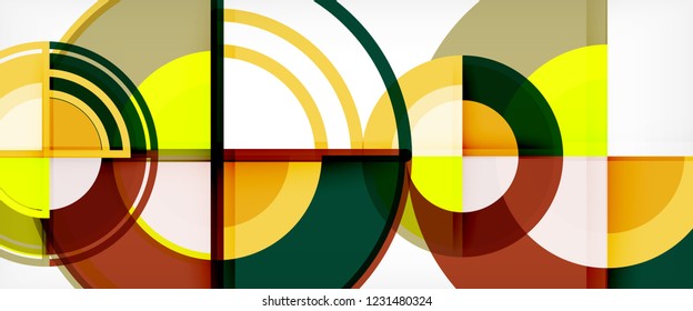 Modern geometric abstract background. Trendy abstract layout template for business or technology presentation, internet poster or web brochure cover, wallpaper. Vector illustration