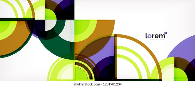 Moderner, geometrischer abstrakter Hintergrund. Trendy abstrakte Layout-Vorlage für Geschäfts- oder Technologiepräsentationen, Internet-Poster oder Web-Broschüren-Cover, Bildschirmhintergrund. Vektorgrafik