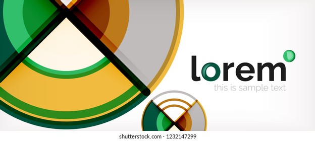 Fondo abstracto geométrico moderno. Plantilla de diseño abstracto a la moda para presentación de negocios o tecnología, portada de póster de internet o de folletos web, fondo de pantalla. Ilustración del vector