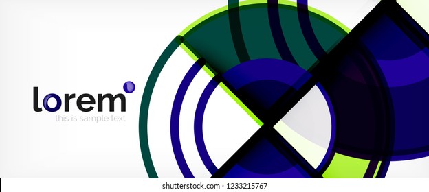 Moderner, geometrischer abstrakter Hintergrund. Trendy abstrakte Layout-Vorlage für Geschäfts- oder Technologiepräsentationen, Internet-Poster oder Web-Broschüren-Cover, Bildschirmhintergrund. Vektorgrafik