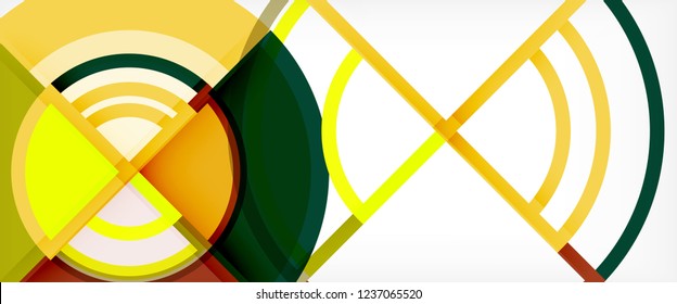 Modern geometric abstract background. Trendy abstract layout template for business or technology presentation, internet poster or web brochure cover, wallpaper. Vector illustration