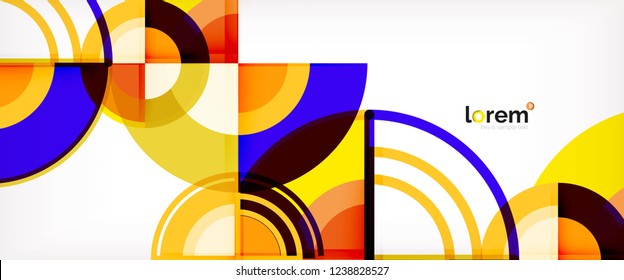Moderna geométrica abstrata de fundo. Modelo de layout abstrato moderno para apresentação de negócios ou tecnologia, cartaz de internet ou capa de brochura da web, papel de parede. Ilustração vetorial
