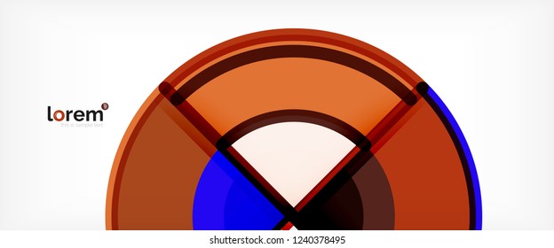 Moderna geométrica abstrata de fundo. Modelo de layout abstrato moderno para apresentação de negócios ou tecnologia, cartaz de internet ou capa de brochura da web, papel de parede. Ilustração vetorial