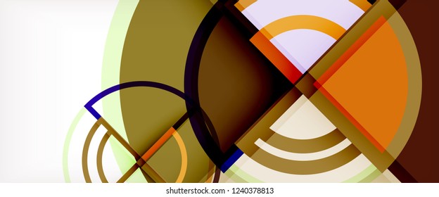 Modern geometric abstract background. Trendy abstract layout template for business or technology presentation, internet poster or web brochure cover, wallpaper. Vector illustration