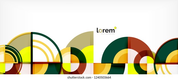 Modern geometric abstract background. Trendy abstract layout template for business or technology presentation, internet poster or web brochure cover, wallpaper. Vector illustration