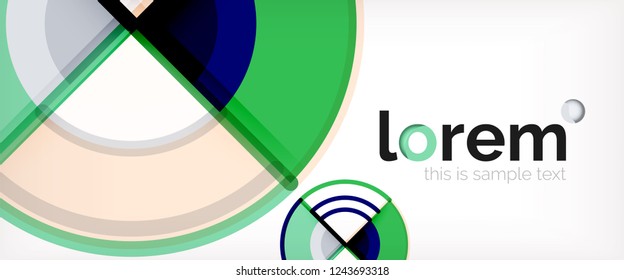 Fondo abstracto geométrico moderno. Plantilla de diseño abstracto a la moda para presentación de negocios o tecnología, portada de póster de internet o de folletos web, fondo de pantalla. Ilustración del vector