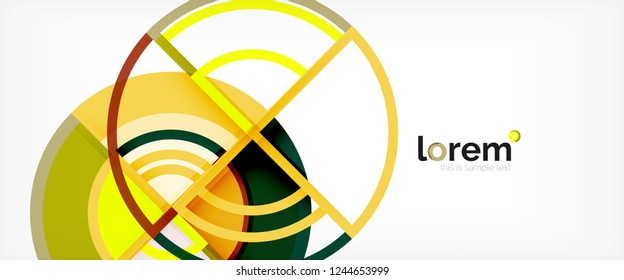 Fondo abstracto geométrico moderno. Plantilla de diseño abstracto a la moda para presentación de negocios o tecnología, portada de póster de internet o de folletos web, fondo de pantalla. Ilustración del vector