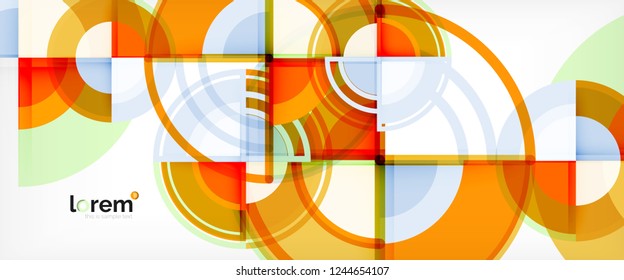 Fondo abstracto geométrico moderno. Plantilla de diseño abstracto a la moda para presentación de negocios o tecnología, portada de póster de internet o de folletos web, fondo de pantalla. Ilustración del vector