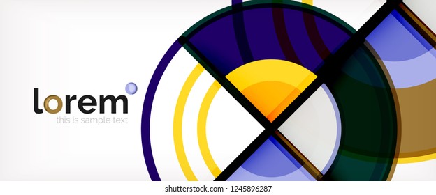Moderner, geometrischer abstrakter Hintergrund. Trendy abstrakte Layout-Vorlage für Geschäfts- oder Technologiepräsentationen, Internet-Poster oder Web-Broschüren-Cover, Bildschirmhintergrund. Vektorgrafik
