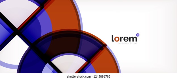 Moderner, geometrischer abstrakter Hintergrund. Trendy abstrakte Layout-Vorlage für Geschäfts- oder Technologiepräsentationen, Internet-Poster oder Web-Broschüren-Cover, Bildschirmhintergrund. Vektorgrafik