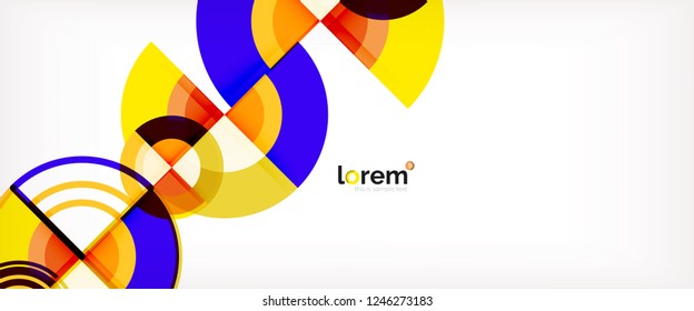 Moderner, geometrischer abstrakter Hintergrund. Trendy abstrakte Layout-Vorlage für Geschäfts- oder Technologiepräsentationen, Internet-Poster oder Web-Broschüren-Cover, Bildschirmhintergrund. Vektorgrafik
