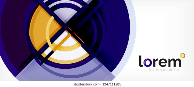 Moderner, geometrischer abstrakter Hintergrund. Trendy abstrakte Layout-Vorlage für Geschäfts- oder Technologiepräsentationen, Internet-Poster oder Web-Broschüren-Cover, Bildschirmhintergrund. Vektorgrafik