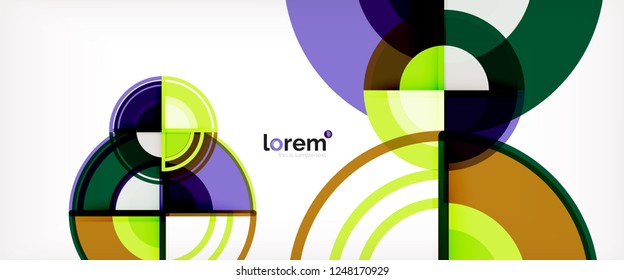 Moderna geométrica abstrata de fundo. Modelo de layout abstrato moderno para apresentação de negócios ou tecnologia, cartaz de internet ou capa de brochura da web, papel de parede. Ilustração vetorial