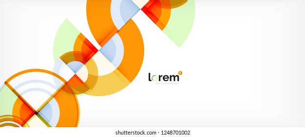 Fondo abstracto geométrico moderno. Plantilla de diseño abstracto a la moda para presentación de negocios o tecnología, portada de póster de internet o de folletos web, fondo de pantalla. Ilustración del vector