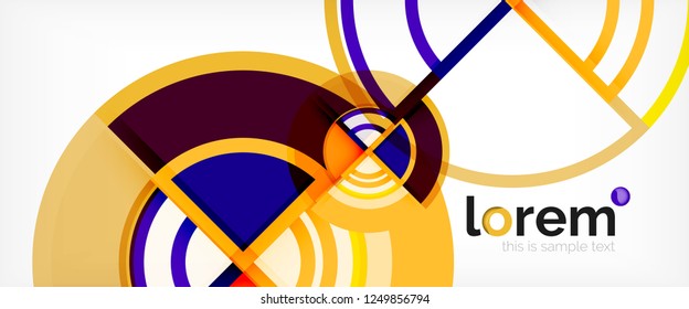 Moderner, geometrischer abstrakter Hintergrund. Trendy abstrakte Layout-Vorlage für Geschäfts- oder Technologiepräsentationen, Internet-Poster oder Web-Broschüren-Cover, Bildschirmhintergrund. Vektorgrafik