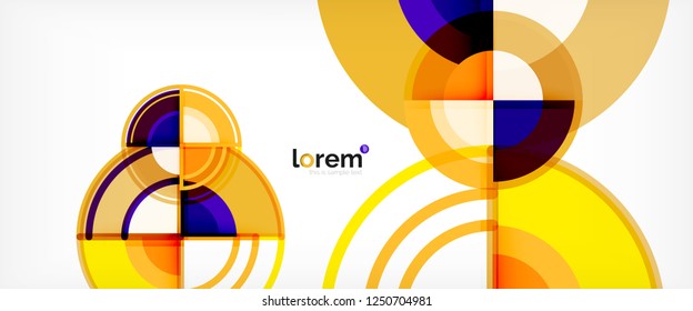 Moderner, geometrischer abstrakter Hintergrund. Trendy abstrakte Layout-Vorlage für Geschäfts- oder Technologiepräsentationen, Internet-Poster oder Web-Broschüren-Cover, Bildschirmhintergrund. Vektorgrafik