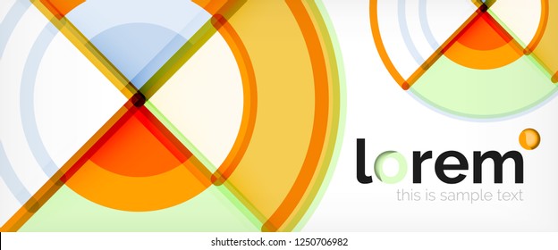Fondo abstracto geométrico moderno. Plantilla de diseño abstracto a la moda para presentación de negocios o tecnología, portada de póster de internet o de folletos web, fondo de pantalla. Ilustración del vector