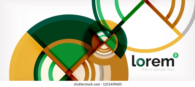 Fondo abstracto geométrico moderno. Plantilla de diseño abstracto a la moda para presentación de negocios o tecnología, portada de póster de internet o de folletos web, fondo de pantalla. Ilustración del vector