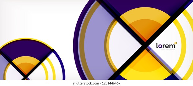 Fondo abstracto geométrico moderno. Plantilla de diseño abstracto a la moda para presentación de negocios o tecnología, portada de póster de internet o de folletos web, fondo de pantalla. Ilustración del vector