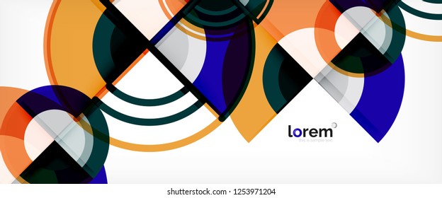 Moderner, geometrischer abstrakter Hintergrund. Trendy abstrakte Layout-Vorlage für Geschäfts- oder Technologiepräsentationen, Internet-Poster oder Web-Broschüren-Cover, Bildschirmhintergrund. Vektorgrafik