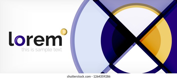 Moderner, geometrischer abstrakter Hintergrund. Trendy abstrakte Layout-Vorlage für Geschäfts- oder Technologiepräsentationen, Internet-Poster oder Web-Broschüren-Cover, Bildschirmhintergrund. Vektorgrafik