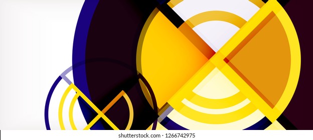 Fondo abstracto geométrico moderno. Plantilla de diseño abstracto a la moda para presentación de negocios o tecnología, portada de póster de internet o de folletos web, fondo de pantalla. Ilustración del vector