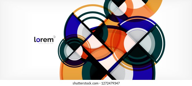 Moderner, geometrischer abstrakter Hintergrund. Trendy abstrakte Layout-Vorlage für Geschäfts- oder Technologiepräsentationen, Internet-Poster oder Web-Broschüren-Cover, Bildschirmhintergrund. Vektorgrafik
