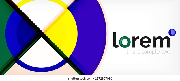 Moderner, geometrischer abstrakter Hintergrund. Trendy abstrakte Layout-Vorlage für Geschäfts- oder Technologiepräsentationen, Internet-Poster oder Web-Broschüren-Cover, Bildschirmhintergrund. Vektorgrafik