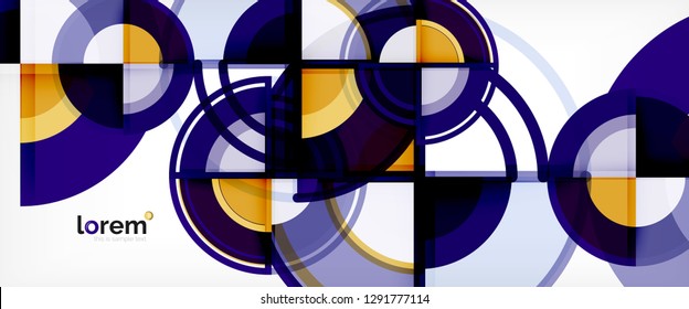 Moderna geométrica abstrata de fundo. Modelo de layout abstrato moderno para apresentação de negócios ou tecnologia, cartaz de internet ou capa de brochura da web, papel de parede. Ilustração vetorial