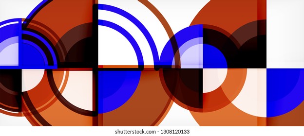 Fondo abstracto geométrico moderno. Plantilla de diseño abstracto a la moda para presentación de negocios o tecnología, portada de póster de internet o de folletos web, fondo de pantalla. Ilustración del vector