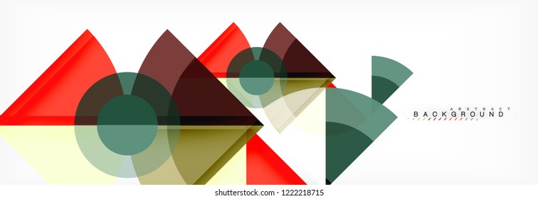 Moderner, geometrischer abstrakter Hintergrund, Vektorgrafik-Design