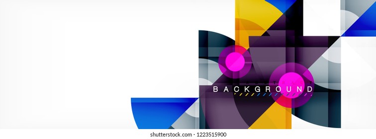 Fondo abstracto geométrico moderno, diseño de moda vectorial
